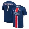 Oficiální Fotbalový Dres Paris Saint-Germain Kvaratskhelia 7 Domácí 2024-25 pro Muži